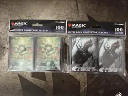 Final Fantasy 100 ULTRA PRO MTG card sleeves magic Summon: Knights And Odin Lot - Image 1