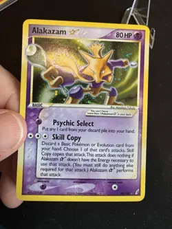 Alakazam Gold Star 99/100 Crystal Guardians 2006 Pokemon TCG Holo Rare Card - Image 2