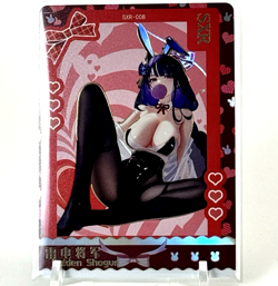 Senpai Goddess Haven 6: SXR-008 Raiden Shougun Goddess Story SXR CCG Card - Image 1