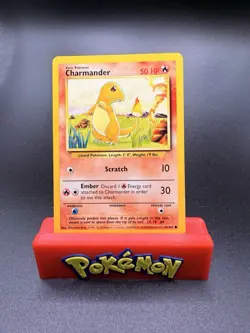 Pokemon TCG - CHARMANDER - 46/102 - UK 4TH PRINT - BASE SET (1999/2000) - LP/NM - Image 1
