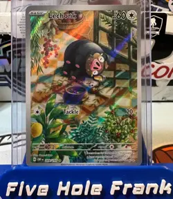 Lechonk- 209/197 Illustration Rare - SV03: Obsidian Flames (OBF) - Image 1