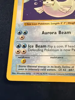 Pokemon TCG Dewgong 25/102 Base Set Shadowless Vintage VLP - Image 5