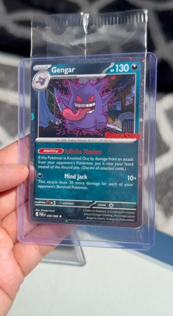 Pokemon Gengar 050/088 GameStop Promo Exclusive Holo 2 🌀 Swirl Sealed See Video - Image 2