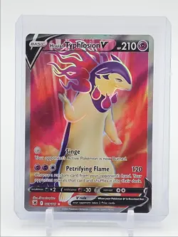 HISUIAN TYPHLOSION V 2022 POKEMON SWSH ASTRAL RADIANCE ULTRA RARE 169 Q1048 - Image 1