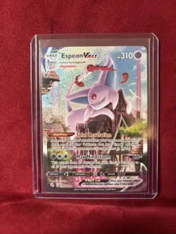 Espeon VMAX (Alternate Art Secret) 270/264 Swsh08: Fusion Strike Holo Pokemon - Image 1