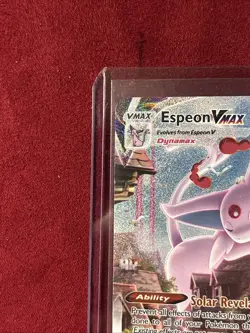 Espeon VMAX (Alternate Art Secret) 270/264 Swsh08: Fusion Strike Holo Pokemon - Image 2