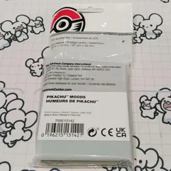 Pikachu Moods Deck Shield 65 Count Pokemon Card Sleeves Official Product - Image 2