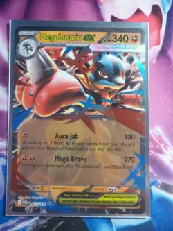 PRESALE Mega Lucario EX 77/132 Pokemon Mega Evolution 2025 - Image 1