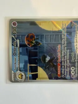 Pokemon TCG Team Rockets Orbeetle Destined Rivals 198/182 Illustration Rare NM - Image 4