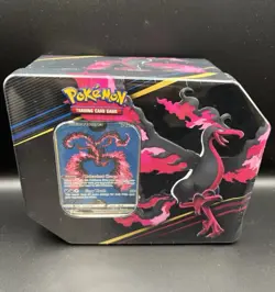 Pokemon Galarian Moltres Crown Zenith Factory Sealed Tin 5 Booster Packs DENTED - Image 1
