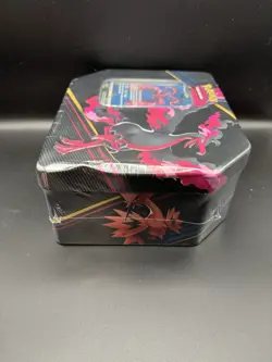 Pokemon Galarian Moltres Crown Zenith Factory Sealed Tin 5 Booster Packs DENTED - Image 3