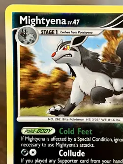 Mightyena 54/127 Diamond & Pearl: Platinum Reverse Holo Pokemon TCG NM-LP - Image 2