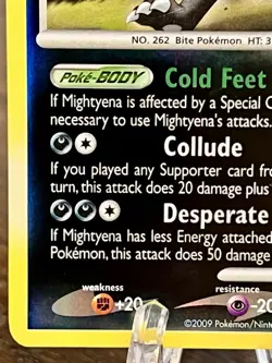 Mightyena 54/127 Diamond & Pearl: Platinum Reverse Holo Pokemon TCG NM-LP - Image 4