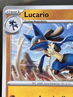 Lucario 114/198 Prize Pack Series 3 Play! Pokemon Stamped Non-Holo LP-NM - Image 2