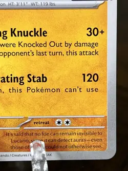 Lucario 114/198 Prize Pack Series 3 Play! Pokemon Stamped Non-Holo LP-NM - Image 5