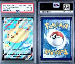 2021 POKEMON CELEBRATIONS #007 FULL ART/FLYING PIKACHU VMAX PSA 10 - Image 3