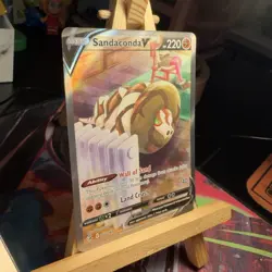 Sandaconda V 252/264 Fusion Strike Full Art Ultra Rare Holo Pokemon TCG MINT - Image 2