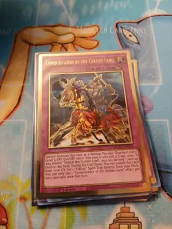 Conquistador of the Golden Land MGED-EN054 Maximum Gold: El Dorado 1st Edition - Image 1