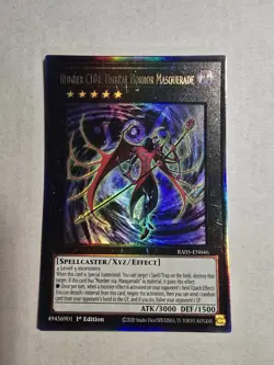Yugioh! 1x Number C104: Umbral Horror Masquerade RA05-EN046 Ultimate Rare NM - Image 1