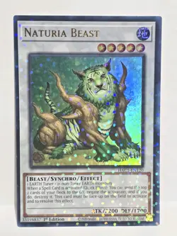 Yu-Gi-Oh! TCG Naturia Beast HAC1-EN120 1st Edition Ultra Rare Near Mint - Image 1