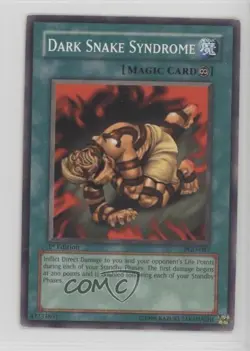 Dark Snake Syndrome 1st Ed. YuGiOh Pharaonic Guardian #PGD-087 2003 - Image 1