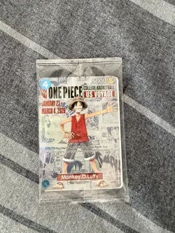 Monkey.D.Luffy (055) (College Basketball US Voyage) P-055 One Piece Promotion... - Image 1