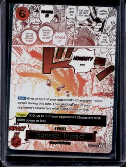 2025 One Piece Honesty Impact Rare Alternative Art #OP11-018 - Image 1
