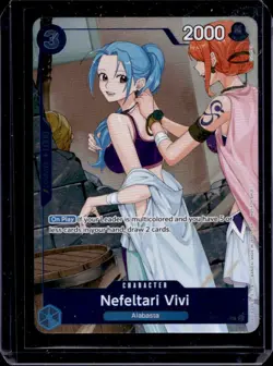 2026 One Piece Heroines Edition Nefeltari Vivi Foil Promo Super Rare #EB02-026 - Image 1