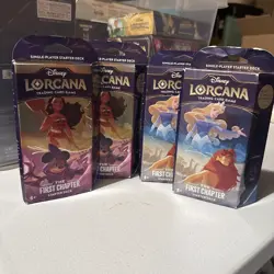 Disney Lorcana The First Chapter Starter Deck Set of 2 Sealed New - Image 1