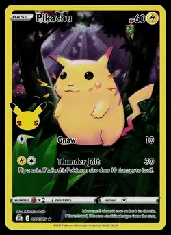 Pokemon Card - Pikachu Celebrations 005/025 Holo Rare 2021 - Image 1