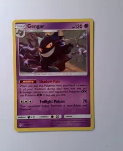 Gengar - 70/214 - Pokemon Unbroken Bonds Sun & Moon Non-Holo Rare Card NM - Image 1