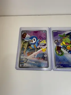 Pokemon cards Piplup, Chimchar, Turtwig NM First Partner Promo 30th Anv - Image 2