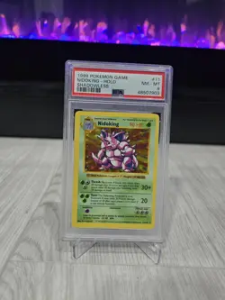 Pokemon PSA 8 NM-MINT 1999 Nidoking Shadowless Base Set Holo Card - Image 1
