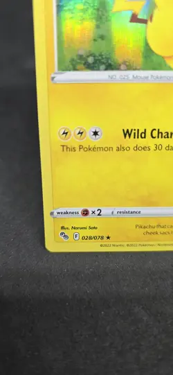 Pikachu 028/078 - Pokemon Go - Holo - Pokemon Card TCG - Image 4
