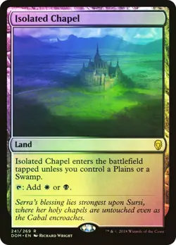 Isolated Chapel - Dominaria FOIL RARE #241 MAGIC CARD MTG NM-MINT - Image 1