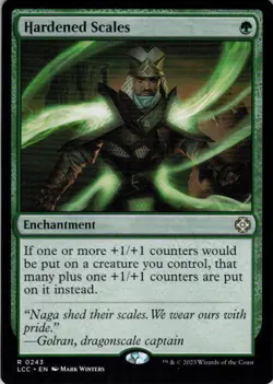 Hardened Scales - Commander: The Lost Caverns of Ixalan - 243 - NM - Image 1