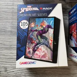 Gamegenic Spider-Man Art Sleeves MTG Marvel 4-Pack lot 105ct Standard Size New - Image 5