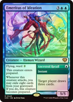 Emeritus of Ideation Foil Secrets of Strixhaven NM MTG - Image 1