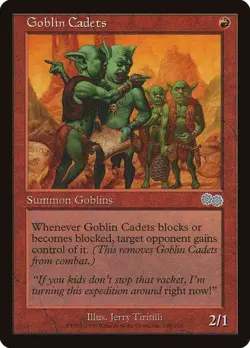 MTG Goblin Cadets 189 (O) NM - Image 1