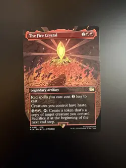 MTG Final Fantasy English The Fire Crystal Borderless 0337 Non-Foil - Image 1