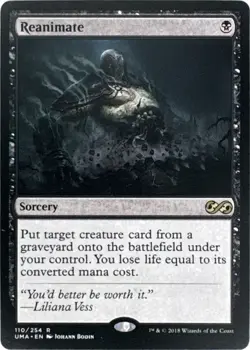 Reanimate (#110) - Ultimate Masters - MTG Magic: The Gathering - LP - Image 1