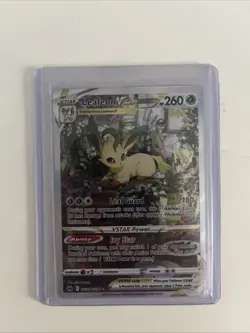 Pokemon TCG Leafeon VSTAR GG35/GG70 Crown Zenith Galarian Gallery Holo Card - Image 1