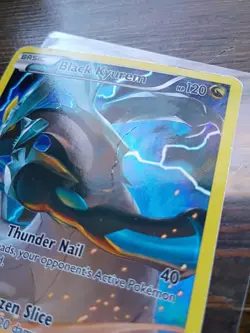 Pokemon TCG Black Kyurem XY80 Black Star Promo DMG!! - Image 2