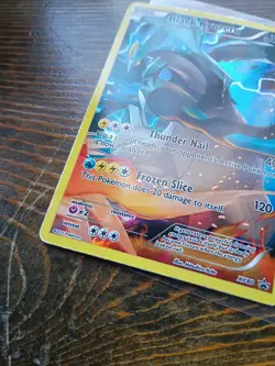Pokemon TCG Black Kyurem XY80 Black Star Promo DMG!! - Image 5