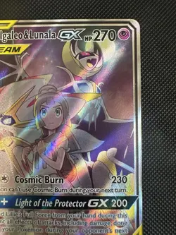 Pokemon Solgaleo & Lunala GX 216/236 Ultra Rare Full Art Cosmic Eclipse EN - Image 3