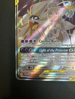 Pokemon Solgaleo & Lunala GX 216/236 Ultra Rare Full Art Cosmic Eclipse EN - Image 5