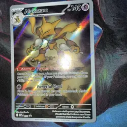 Alakazam 009 Black Star Promo 2025 Pokemon Mega Evolutions ETB Promo TCG - Image 2
