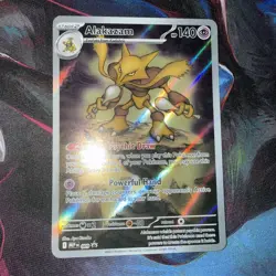 Alakazam 009 Black Star Promo 2025 Pokemon Mega Evolutions ETB Promo TCG - Image 3