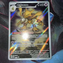 Alakazam 009 Black Star Promo 2025 Pokemon Mega Evolutions ETB Promo TCG - Image 4