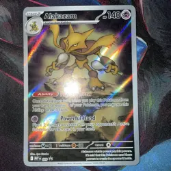 Alakazam 009 Black Star Promo 2025 Pokemon Mega Evolutions ETB Promo TCG - Image 5